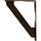 Ekena Millwork Traditional Wrought Iron Bracket, (Triple center brace), Antiqued Bronze 2"W x 7 1/2"D x 10"H BKTM02X07X10TTRABZ - alternate 3